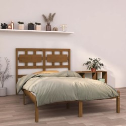 vidaXL Massivholzbett Honigbraun 150x200 cm