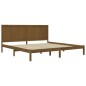 vidaXL Massivholzbett Honigbraun Kiefer 200x200 cm vidaXL Massivholzbett Honigbraun Kiefer 200x200 cm