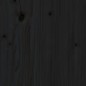 vidaXL Massivholzbett Schwarz 180x200 cm vidaXL Massivholzbett Schwarz 180x200 cm