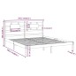 vidaXL Massivholzbett Honigbraun 160x200 cm vidaXL Massivholzbett Honigbraun 160x200 cm