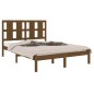 vidaXL Massivholzbett Honigbraun Kiefer 140x190 cm vidaXL Massivholzbett Honigbraun Kiefer 140x190 cm