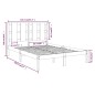 vidaXL Massivholzbett Honigbraun Kiefer 140x190 cm vidaXL Massivholzbett Honigbraun Kiefer 140x190 cm