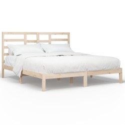 vidaXL Massivholzbett 200x200 cm