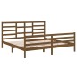 vidaXL Massivholzbett Honigbraun 200x200 cm vidaXL Massivholzbett Honigbraun 200x200 cm