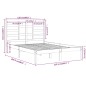 vidaXL Massivholzbett Weiß 120x200 cm vidaXL Massivholzbett Weiß 120x200 cm