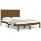 vidaXL Massivholzbett Honigbraun Kiefer 140x190 cm vidaXL Massivholzbett Honigbraun Kiefer 140x190 cm