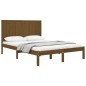 vidaXL Massivholzbett Honigbraun Kiefer 140x190 cm vidaXL Massivholzbett Honigbraun Kiefer 140x190 cm