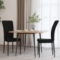 vidaXL Esszimmerstühle 2 Stk. Schwarz Samt vidaXL Esszimmerstühle 2 Stk. Schwarz Samt