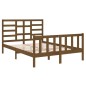 vidaXL Massivholzbett Honigbraun 120x190 cm vidaXL Massivholzbett Honigbraun 120x190 cm