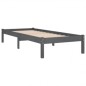 vidaXL Massivholzbett Grau 90x190 cm vidaXL Massivholzbett Grau 90x190 cm