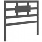 vidaXL Massivholzbett Grau 90x190 cm vidaXL Massivholzbett Grau 90x190 cm