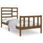 vidaXL Massivholzbett Honigbraun 90x190 cm vidaXL Massivholzbett Honigbraun 90x190 cm
