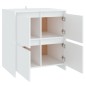 vidaXL Sideboards 2 Stk. Weiß 70x41x75 cm Holzwerkstoff vidaXL Sideboards 2 Stk. Weiß 70x41x75 cm Holzwerkstoff