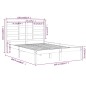 vidaXL Massivholzbett 150x200 cm vidaXL Massivholzbett 150x200 cm