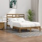 vidaXL Massivholzbett Honigbraun 135x190 cm vidaXL Massivholzbett Honigbraun 135x190 cm