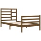 vidaXL Massivholzbett Honigbraun 100x200 cm vidaXL Massivholzbett Honigbraun 100x200 cm