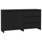 vidaXL 2-tlg. Sideboard Schwarz Holzwerkstoff vidaXL 2-tlg. Sideboard Schwarz Holzwerkstoff