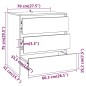 vidaXL 2-tlg. Sideboard Braun Eiche-Optik Holzwerkstoff vidaXL 2-tlg. Sideboard Braun Eiche-Optik Holzwerkstoff