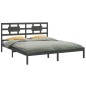 vidaXL Massivholzbett Grau 200x200 cm vidaXL Massivholzbett Grau 200x200 cm