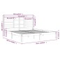 vidaXL Massivholzbett Weiß 200x200 cm vidaXL Massivholzbett Weiß 200x200 cm