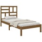 vidaXL Massivholzbett Honigbraun 75x190 cm vidaXL Massivholzbett Honigbraun 75x190 cm