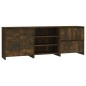 vidaXL 3-tlg. Sideboard Räuchereiche Holzwerkstoff vidaXL 3-tlg. Sideboard Räuchereiche Holzwerkstoff
