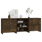 vidaXL 3-tlg. Sideboard Räuchereiche Holzwerkstoff vidaXL 3-tlg. Sideboard Räuchereiche Holzwerkstoff