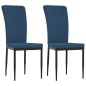 vidaXL Esszimmerstühle 2 Stk. Blau Samt vidaXL Esszimmerstühle 2 Stk. Blau Samt