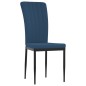 vidaXL Esszimmerstühle 2 Stk. Blau Samt vidaXL Esszimmerstühle 2 Stk. Blau Samt