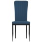 vidaXL Esszimmerstühle 2 Stk. Blau Samt vidaXL Esszimmerstühle 2 Stk. Blau Samt