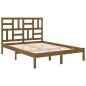 vidaXL Massivholzbett Honigbraun 140x190 cm vidaXL Massivholzbett Honigbraun 140x190 cm