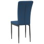 vidaXL Esszimmerstühle 2 Stk. Blau Samt vidaXL Esszimmerstühle 2 Stk. Blau Samt