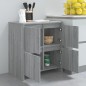 vidaXL Sideboards 2 Stk. Grau Sonoma 70x41x75 cm Holzwerkstoff vidaXL Sideboards 2 Stk. Grau Sonoma 70x41x75 cm Holzwerkstoff