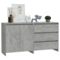 vidaXL 2-tlg. Sideboard Betongrau Holzwerkstoff vidaXL 2-tlg. Sideboard Betongrau Holzwerkstoff