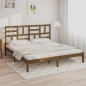 vidaXL Massivholzbett Honigbraun 200x200 cm vidaXL Massivholzbett Honigbraun 200x200 cm