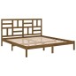 vidaXL Massivholzbett Honigbraun 200x200 cm vidaXL Massivholzbett Honigbraun 200x200 cm