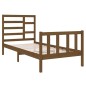 vidaXL Massivholzbett Honigbraun 75x190 cm vidaXL Massivholzbett Honigbraun 75x190 cm