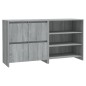 vidaXL 2-tlg. Sideboard Grau Sonoma Holzwerkstoff vidaXL 2-tlg. Sideboard Grau Sonoma Holzwerkstoff