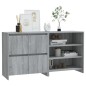 vidaXL 2-tlg. Sideboard Grau Sonoma Holzwerkstoff vidaXL 2-tlg. Sideboard Grau Sonoma Holzwerkstoff
