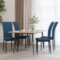 vidaXL Esszimmerstühle 4 Stk. Blau Samt vidaXL Esszimmerstühle 4 Stk. Blau Samt