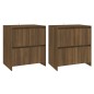 vidaXL Sideboards 2 Stk. Eiche Braun 70x41x75 cm Holzwerkstoff vidaXL Sideboards 2 Stk. Eiche Braun 70x41x75 cm Holzwerkstoff