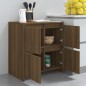 vidaXL Sideboards 2 Stk. Eiche Braun 70x41x75 cm Holzwerkstoff vidaXL Sideboards 2 Stk. Eiche Braun 70x41x75 cm Holzwerkstoff