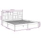 vidaXL Massivholzbett Grau 200x200 cm vidaXL Massivholzbett Grau 200x200 cm
