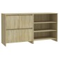 vidaXL 2-tlg. Sideboard Sonoma-Eiche Holzwerkstoff vidaXL 2-tlg. Sideboard Sonoma-Eiche Holzwerkstoff