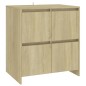vidaXL 2-tlg. Sideboard Sonoma-Eiche Holzwerkstoff vidaXL 2-tlg. Sideboard Sonoma-Eiche Holzwerkstoff