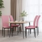 vidaXL Esszimmerstühle 4 Stk. Rosa Samt vidaXL Esszimmerstühle 4 Stk. Rosa Samt