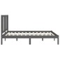 vidaXL Massivholzbett Grau 120x200 cm vidaXL Massivholzbett Grau 120x200 cm