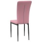 vidaXL Esszimmerstühle 4 Stk. Rosa Samt vidaXL Esszimmerstühle 4 Stk. Rosa Samt