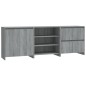 vidaXL 3-tlg. Sideboard Grau Sonoma Holzwerkstoff vidaXL 3-tlg. Sideboard Grau Sonoma Holzwerkstoff