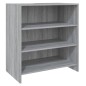 vidaXL 3-tlg. Sideboard Grau Sonoma Holzwerkstoff vidaXL 3-tlg. Sideboard Grau Sonoma Holzwerkstoff